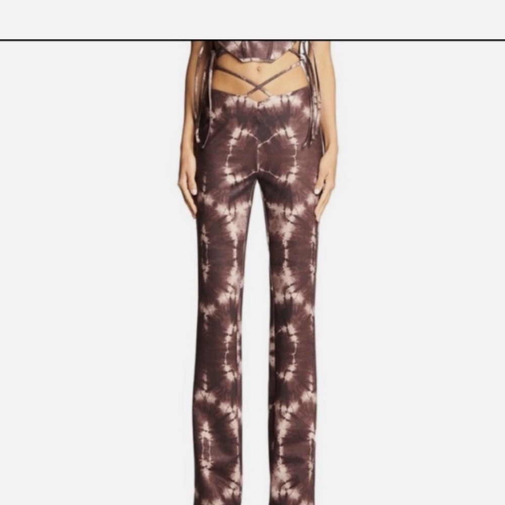 I AM GIA Evie Tan Tie Dye Pants Size XS